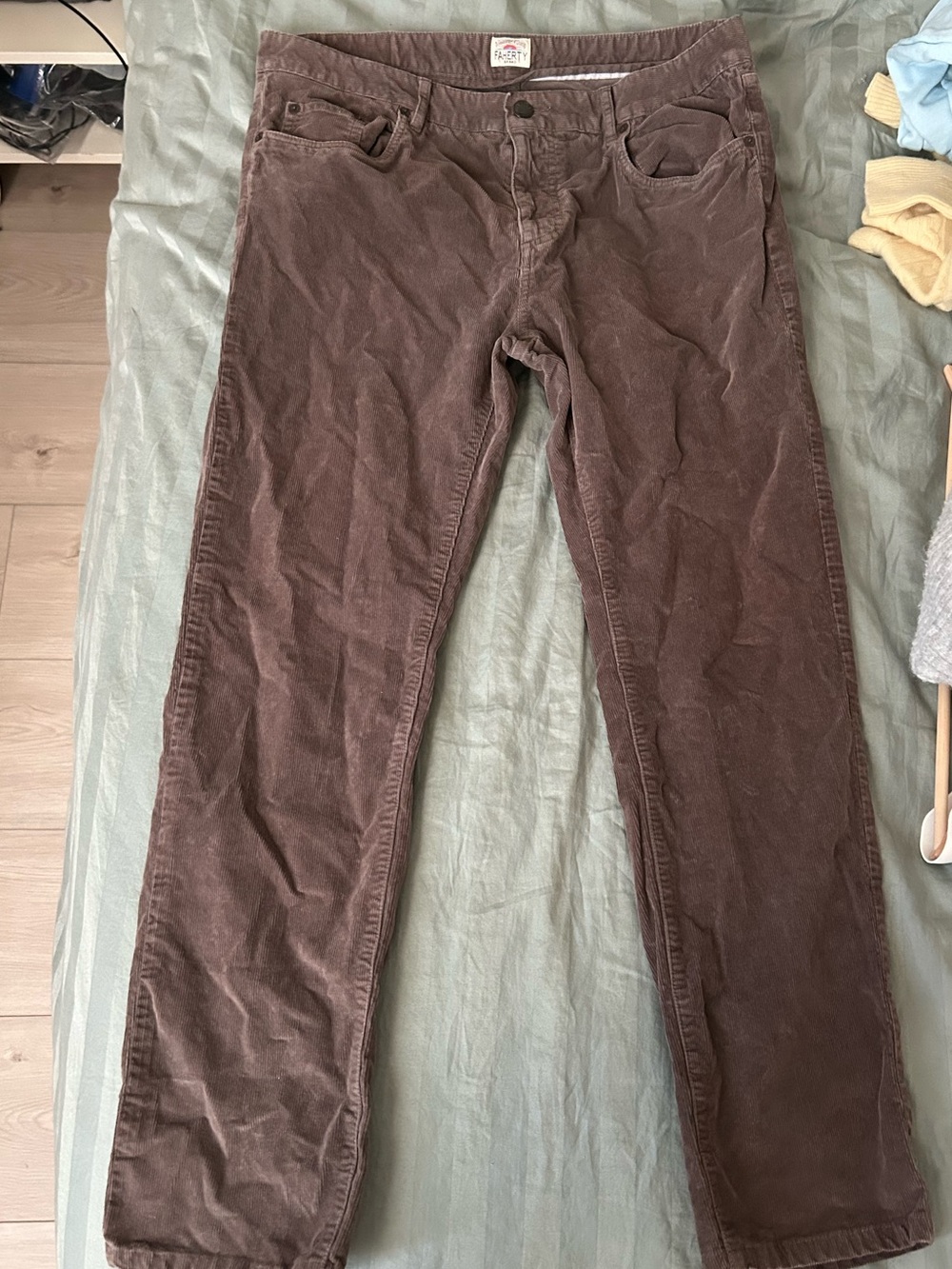 Faherty Men's Corduroy Pants - Straight Leg